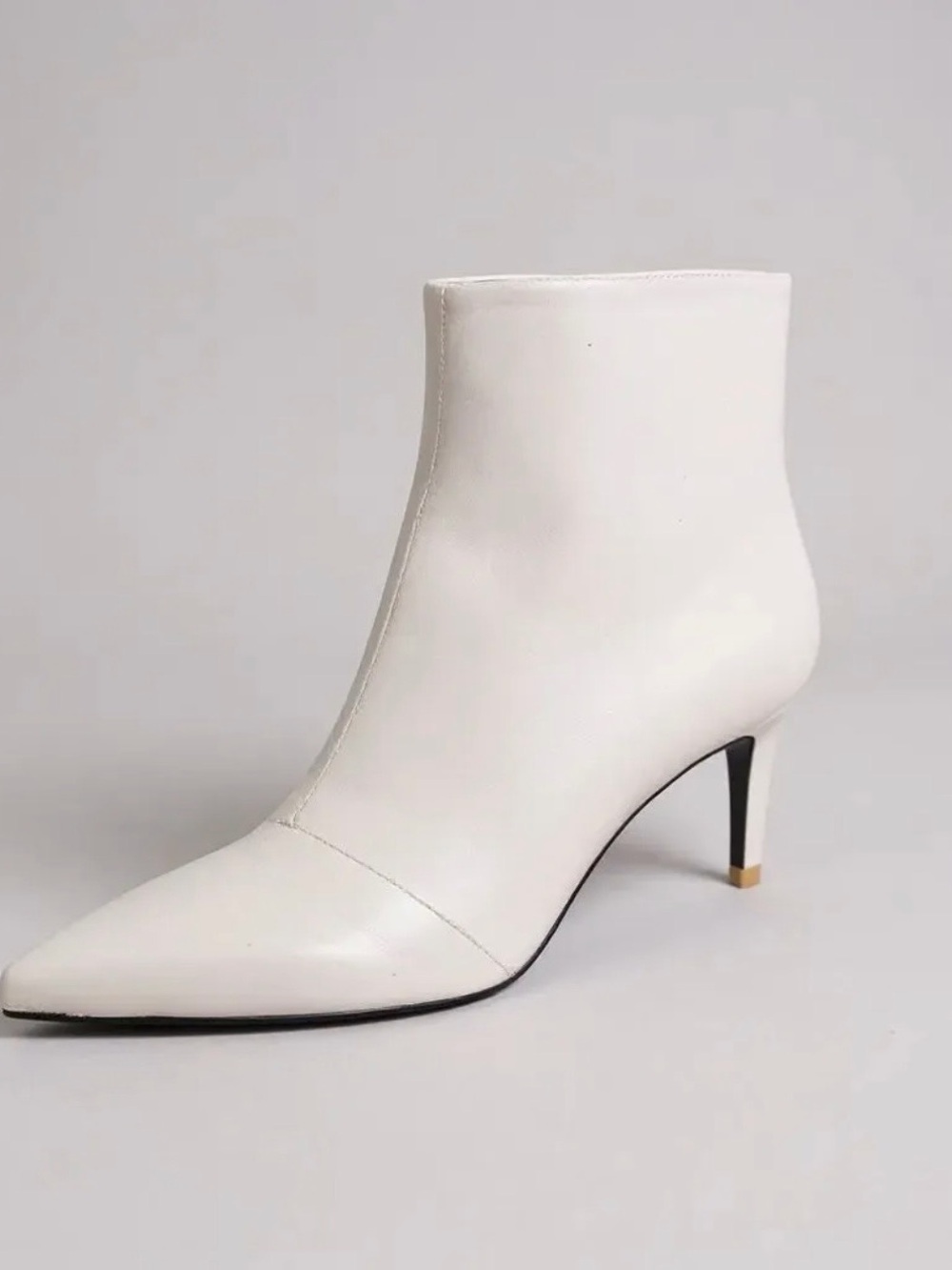 Rag & Bone Beha White Suede Ankle Boots